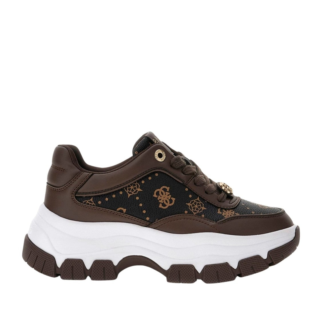 Guess Brown Berrett2 Chunky Sneakers