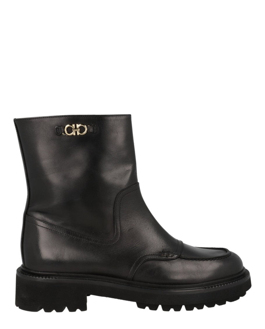 Ferragamo Oreste Leather Bootie