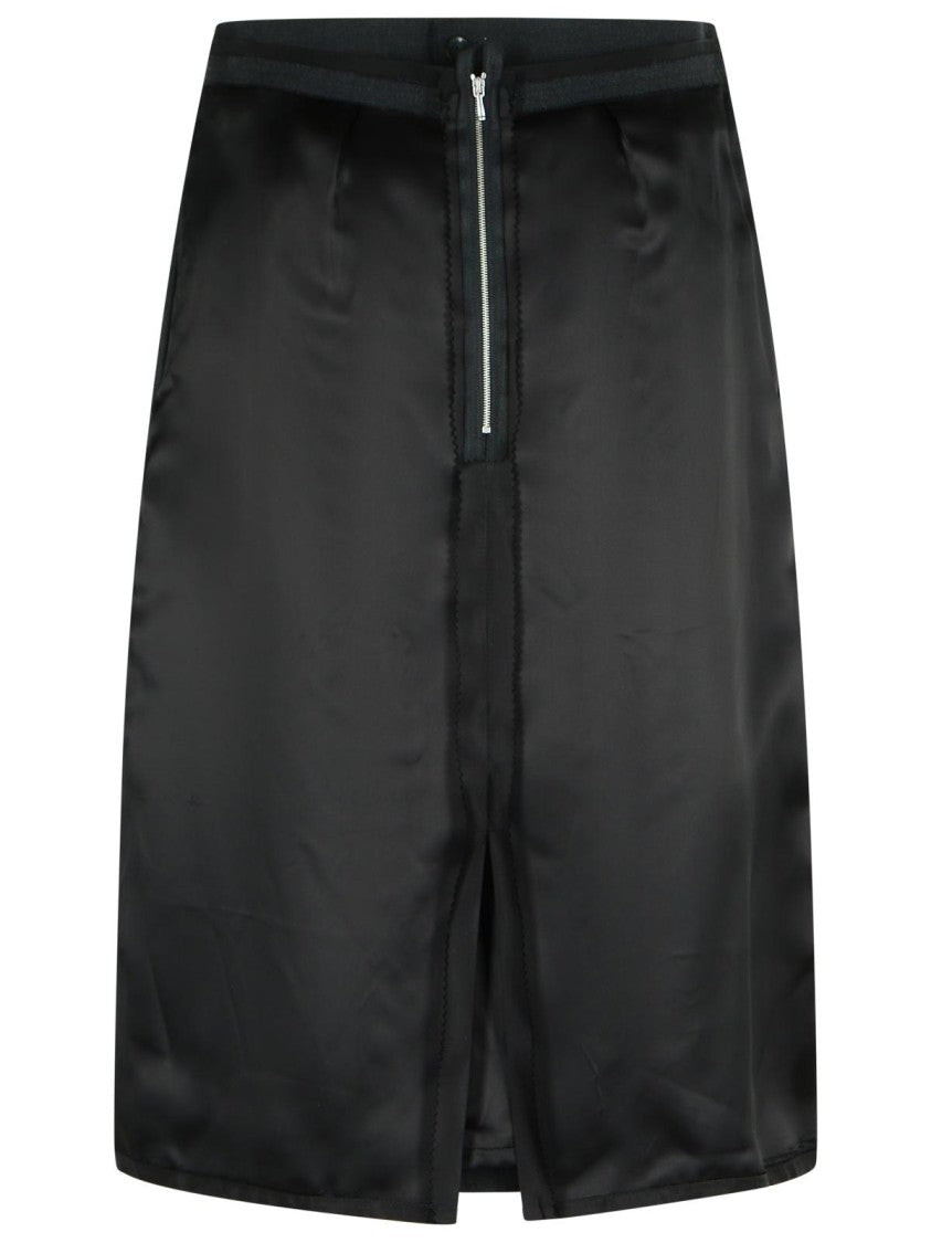 Maison Margiela Graphite Wool Blend Skirt