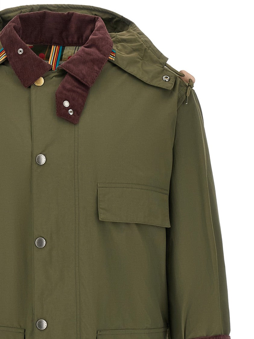 Barbour Waterproof Parka Paul Smith Loves