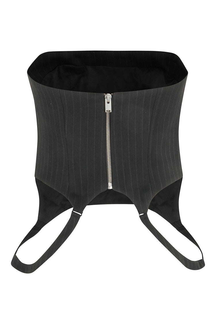 Misbhv Pinstripe Corset Top