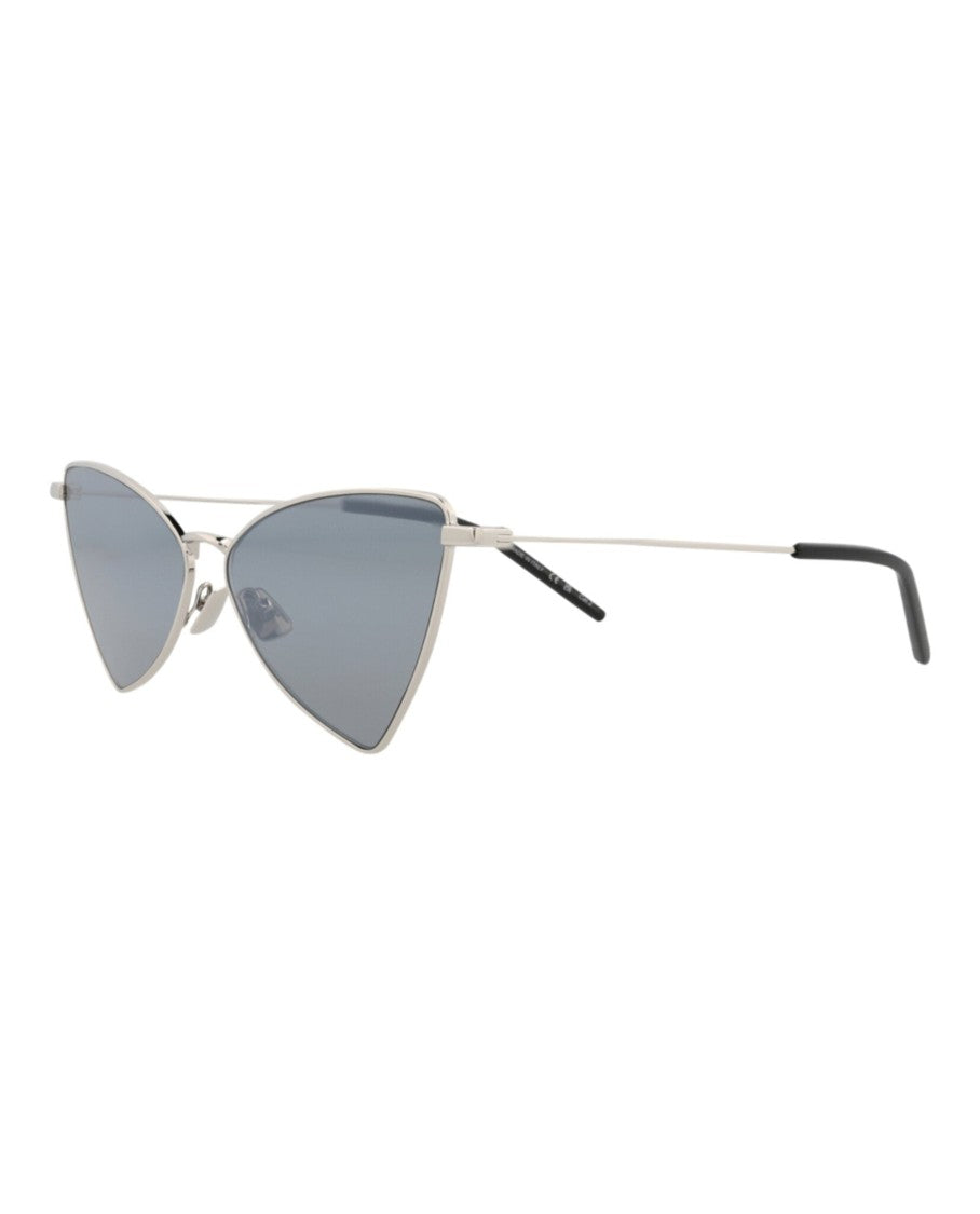 Saint Laurent Cat Eye-Frame Metal Sunglasses