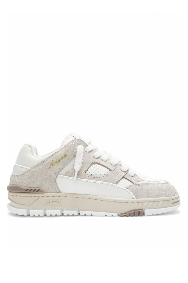 Axel Arigato Area Lo Perforated Leather And Suede Sneakers