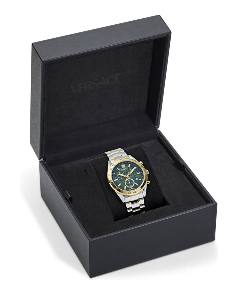 Versace V-Code Chrono Bracelet Watch