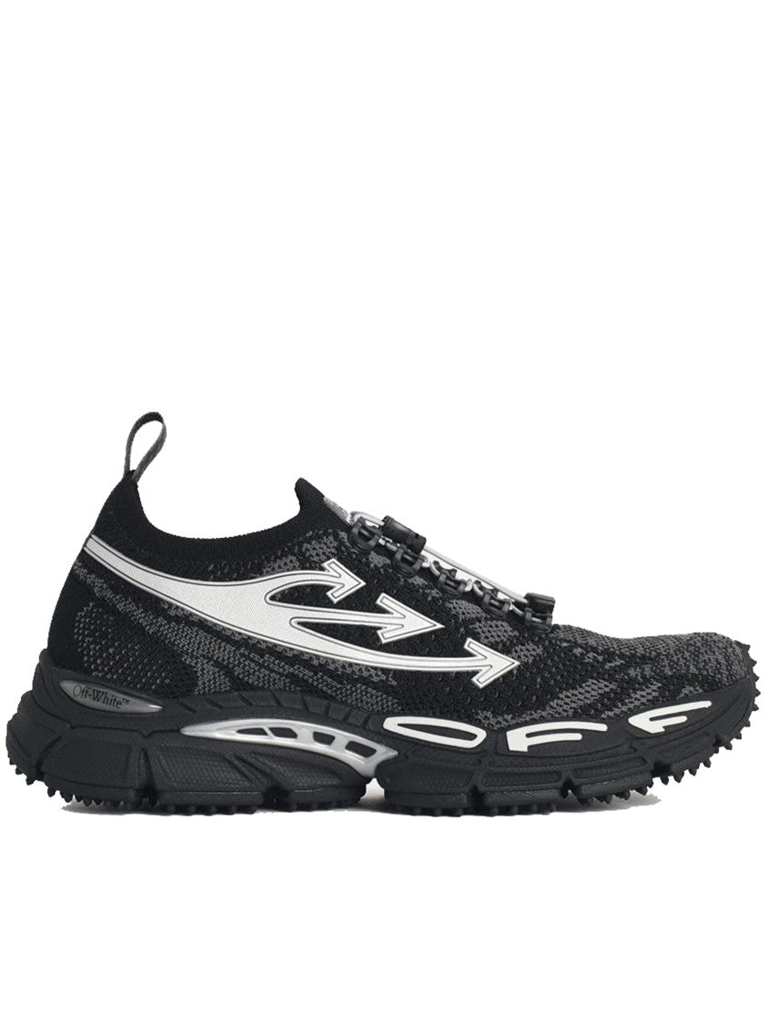 Off-White Black Be Right Back Knit Streetwear Sneakers