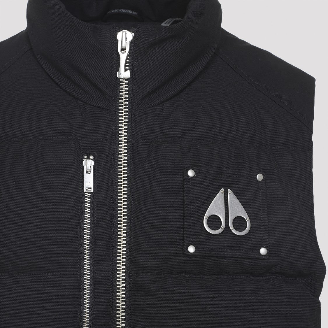 Moose Knuckles Westmount 2Tone Black Cotton Gilet