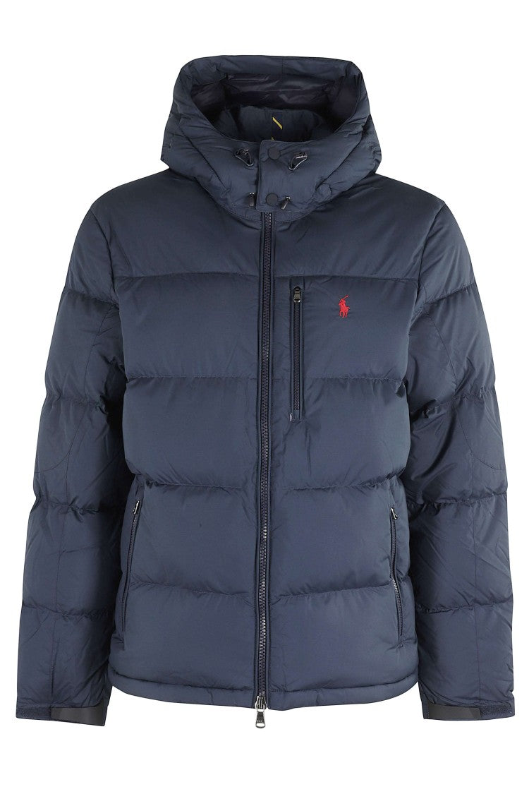 Polo Ralph Lauren Padded Quilted Bomber Jacket With Hood And Zippered Pockets