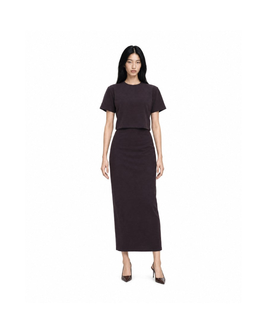 Sessùn Murza Gilda Satin Flared Midi Skirt