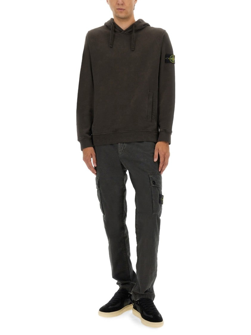 Stone Island Cotton Fleece Sweatshirt