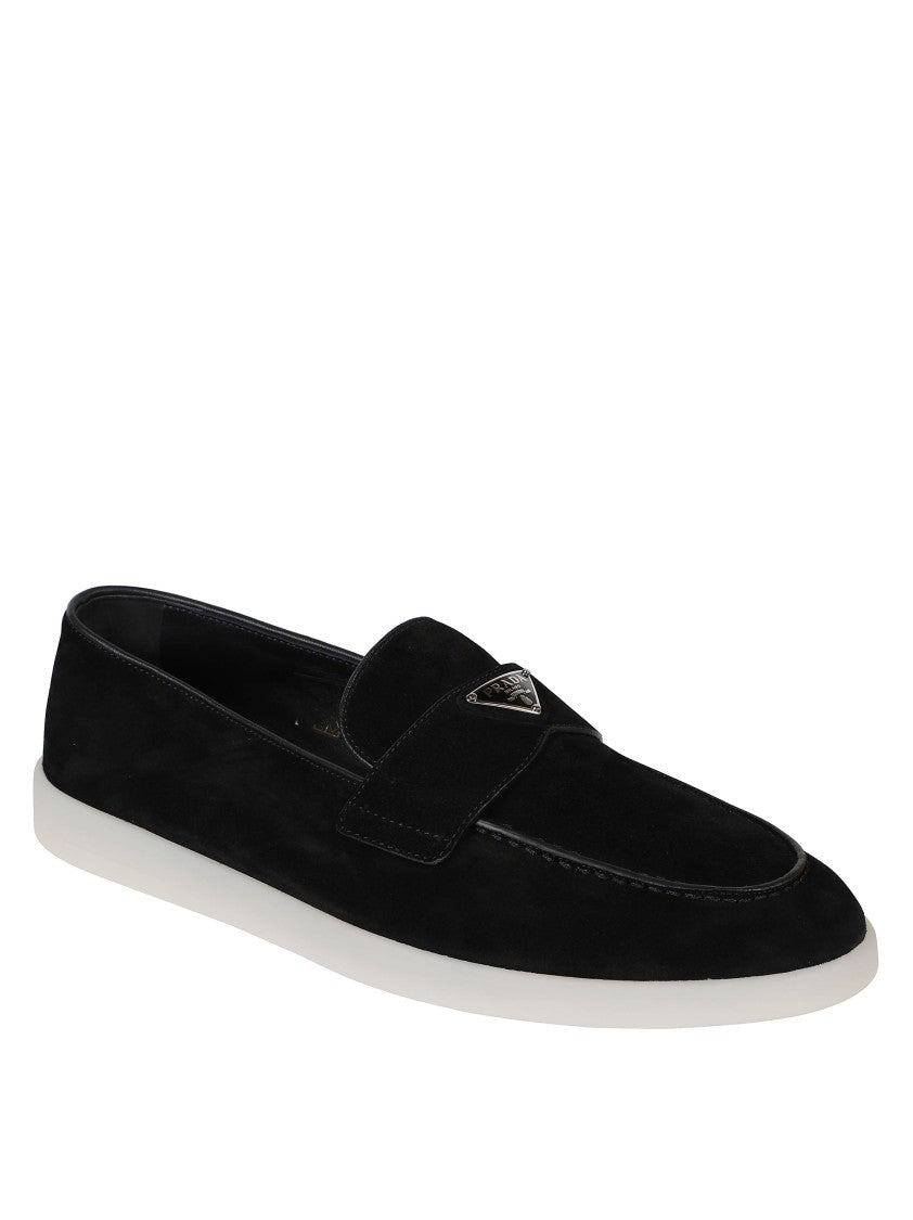 Prada Suede Slip-On Shoes