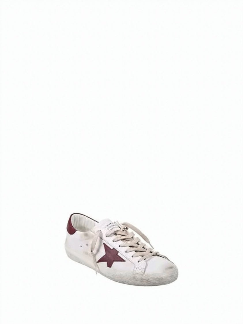 Golden Goose Low-Top Cowhide Leather Sneakers With Vintage Aesthetic