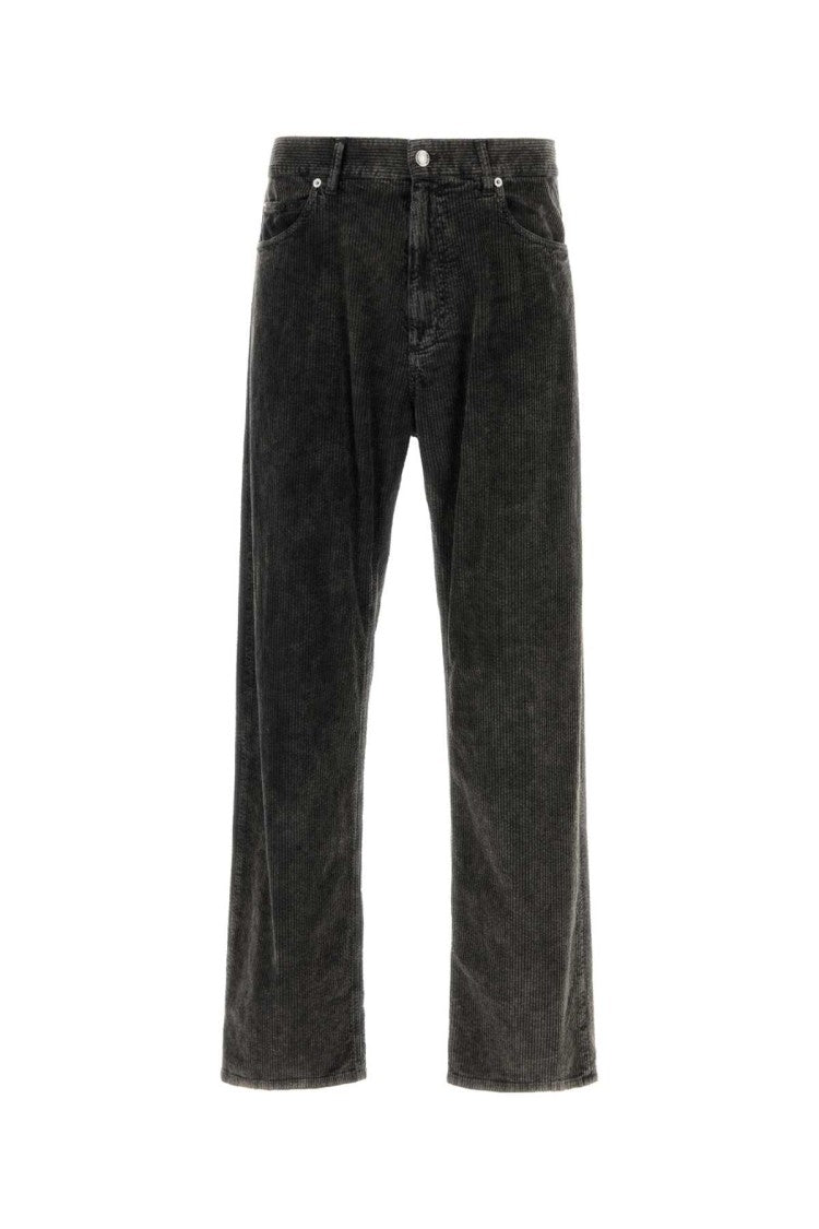 Dolce & Gabbana Charcoal Stretch Corduroy Pant
