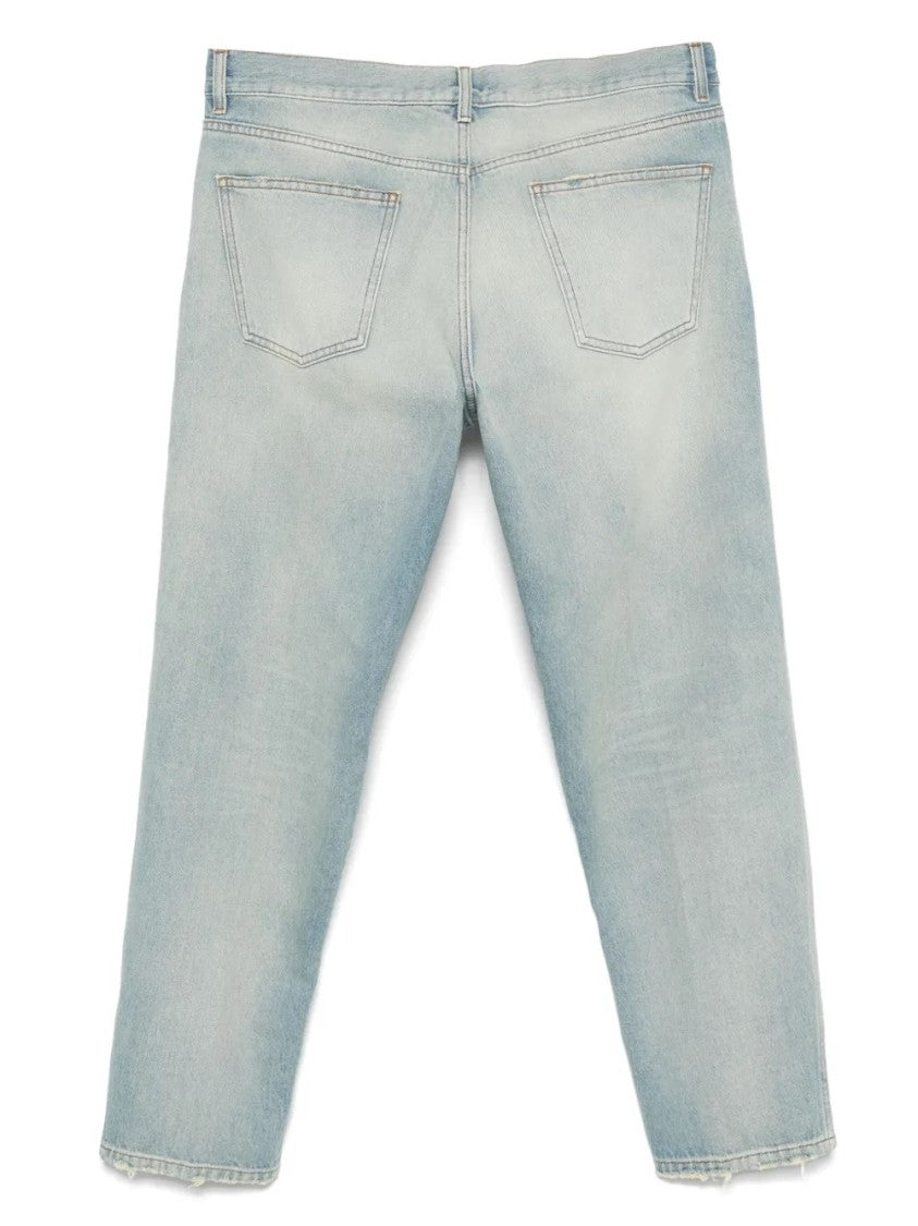 Lardini Light Wash Relaxed Fit Denim Pants