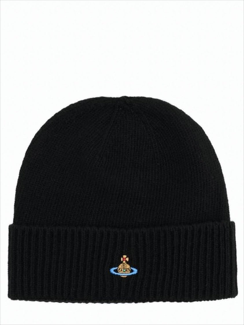 Vivienne Westwood Classic Ribbed Knit Beanie