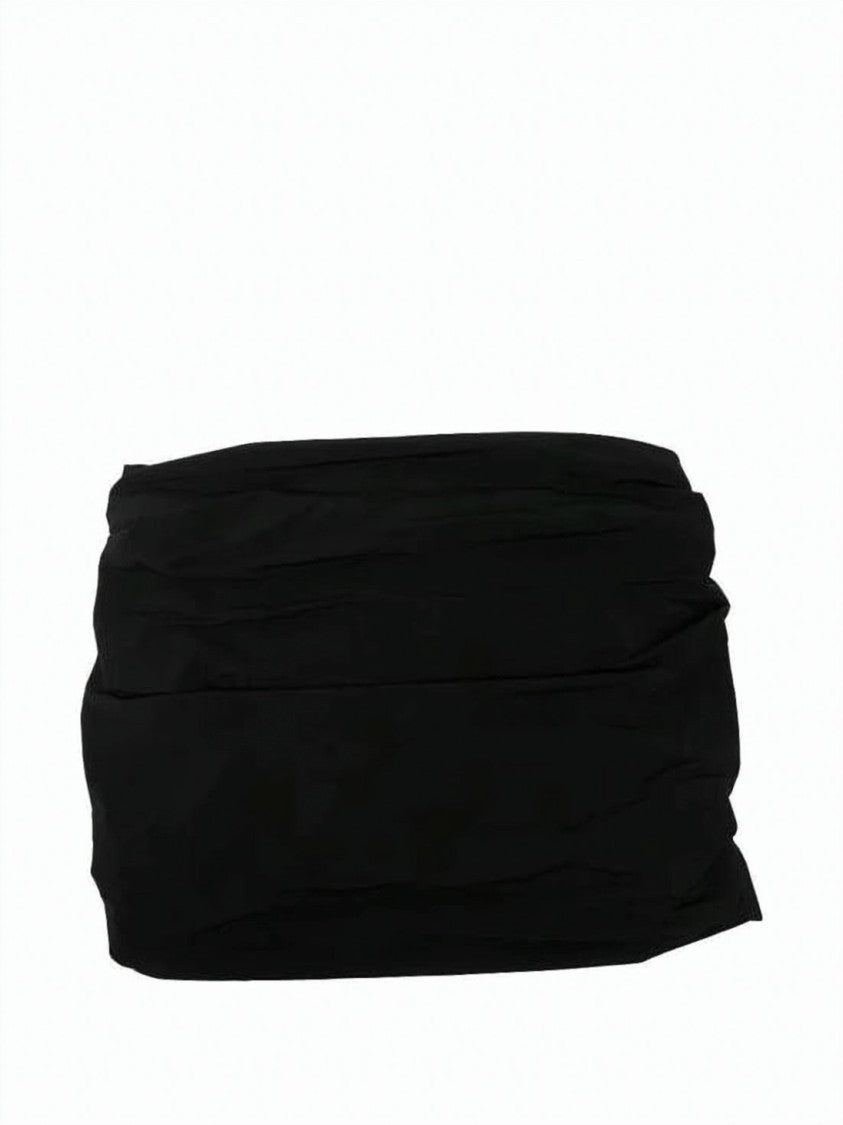 Paloma Wool Ruched Fabric Belt With Adjustable Leather Straps