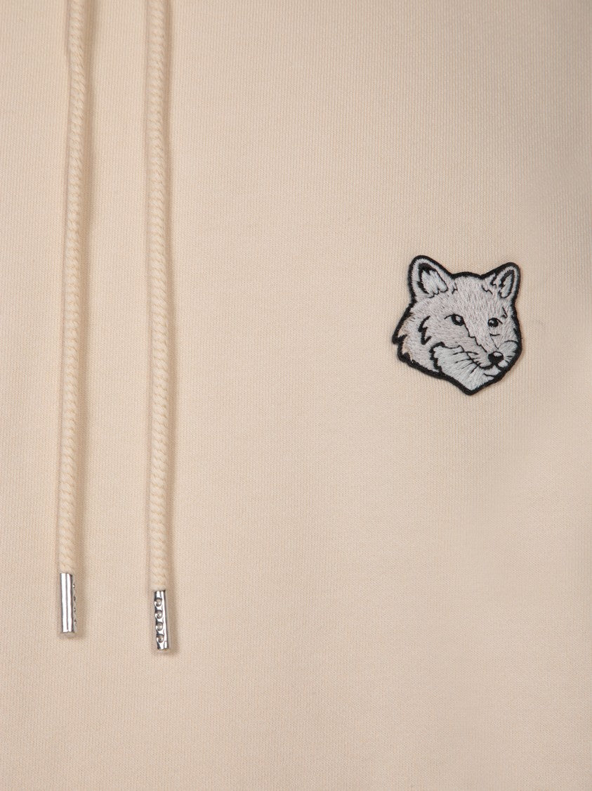 Maison Kitsuné Beige Cotton Hoodie