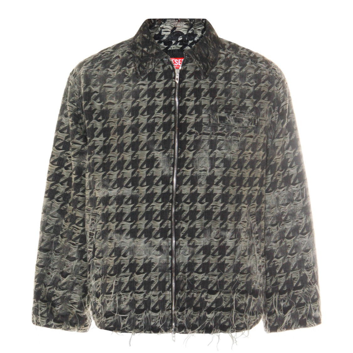 Diesel Grey Cotton Casual Jacket