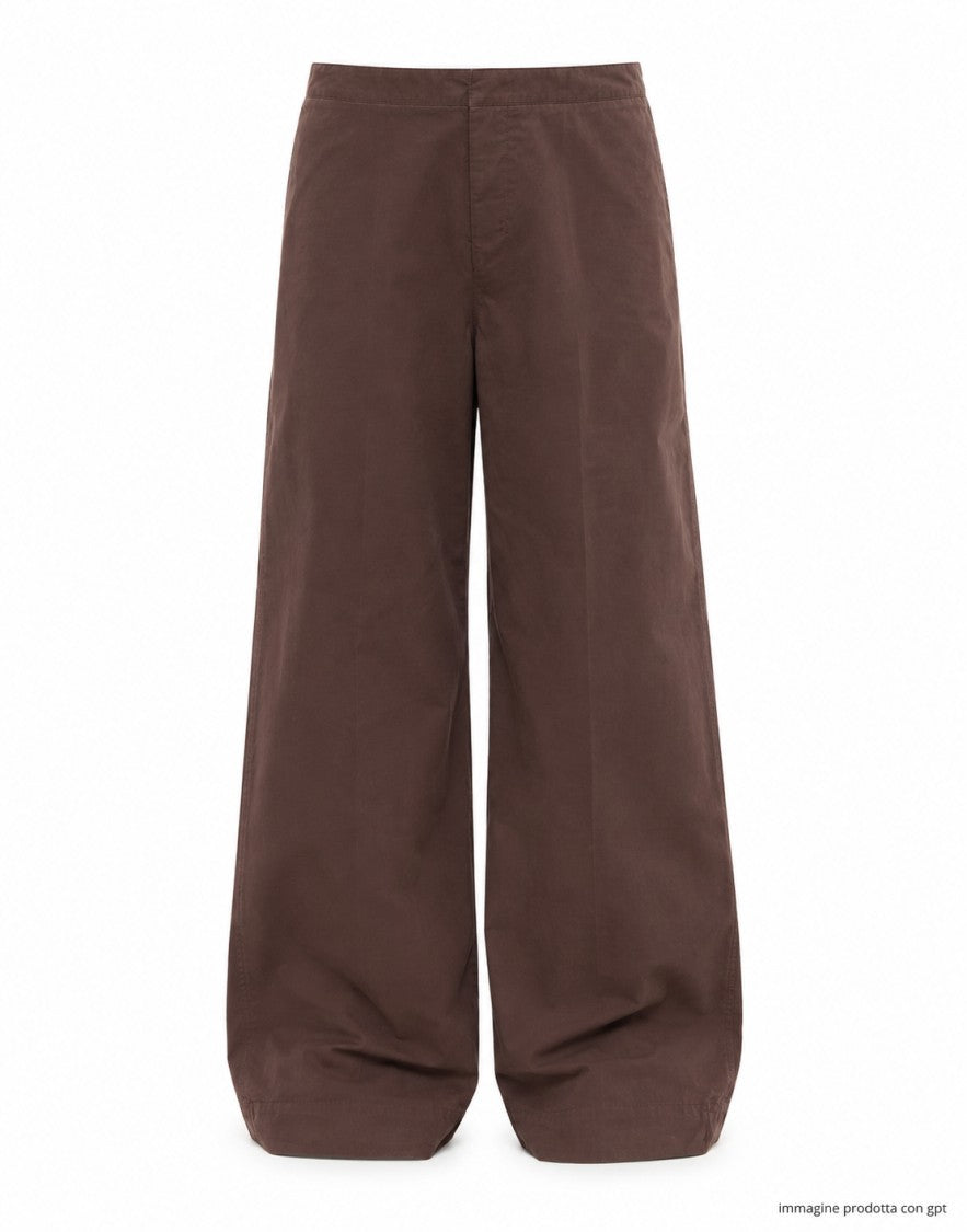 Cellar Door Brown Jonap Cotton Chino Trousers