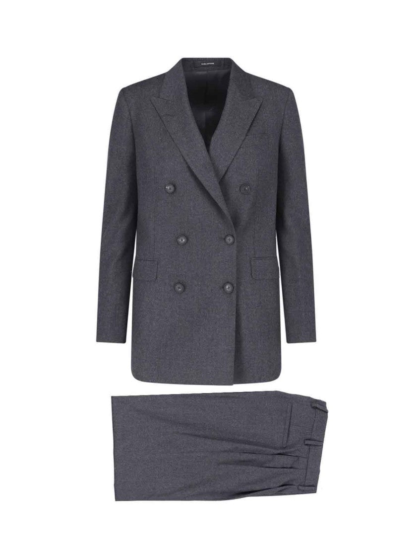 Tagliatore Double-Breasted T-Jasmine Suit In Virgin Wool And Silk
