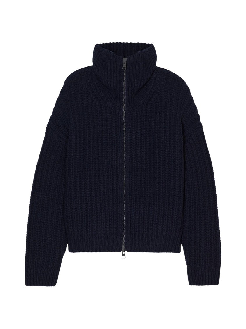 Closed Women's Knits Navy Blue Chunky Knit Sweater