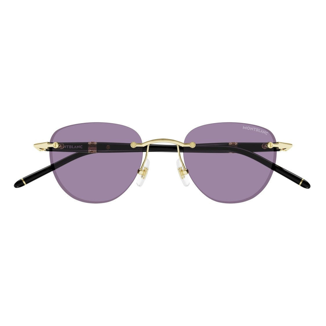 Montblanc Mb0412s Rimless Cat-Eye Sunglasses With Gold-Tone Accents
