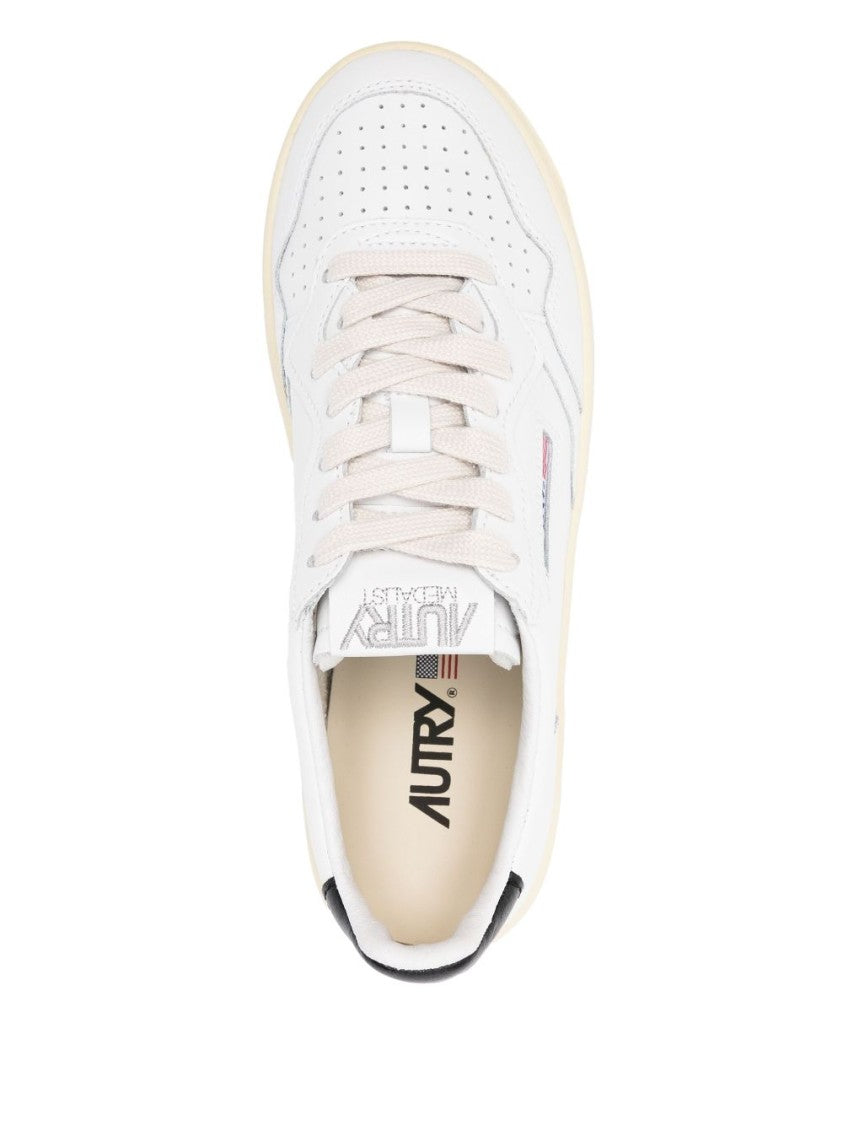 Autry White Medalist Sneakers