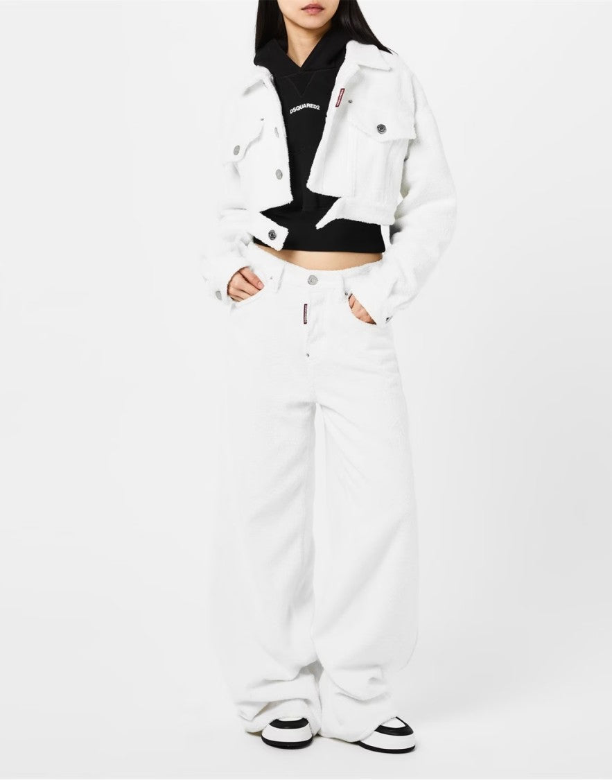 Dsquared2 Cropped Towel Jacket