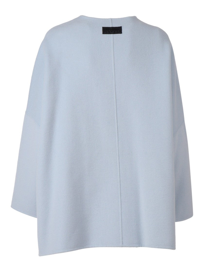 Ermanno Scervino Cape-Style Coat With Integrated Scarf