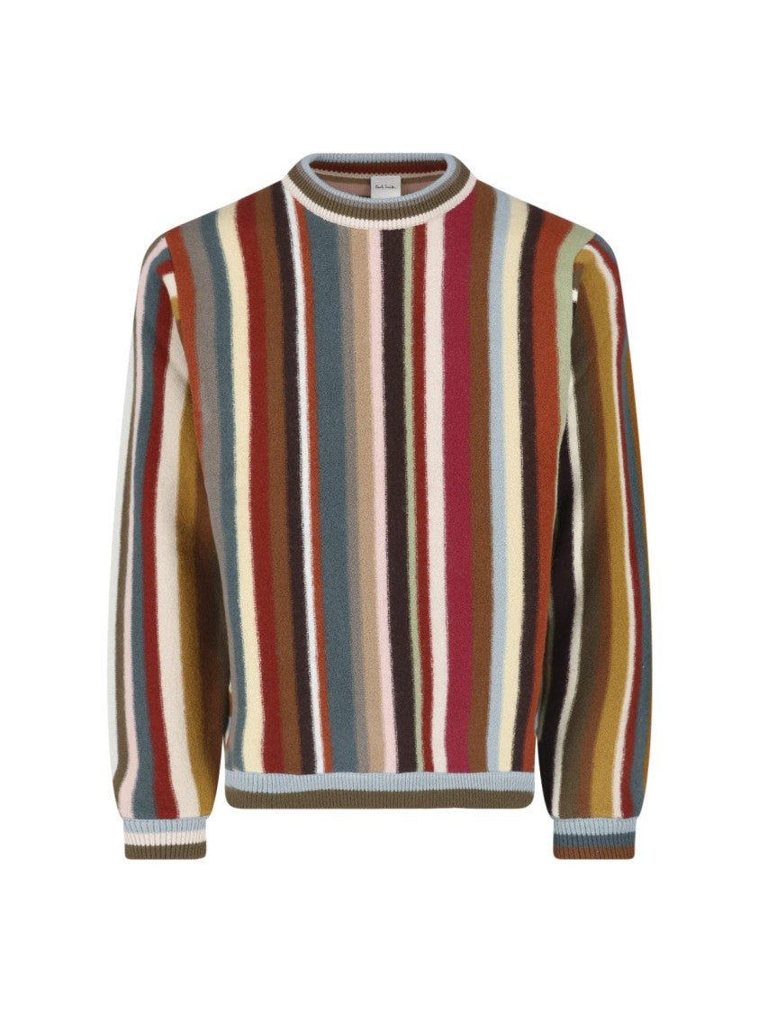 Paul Smith Multicolor Artist Stripe Merino Wool Sweater