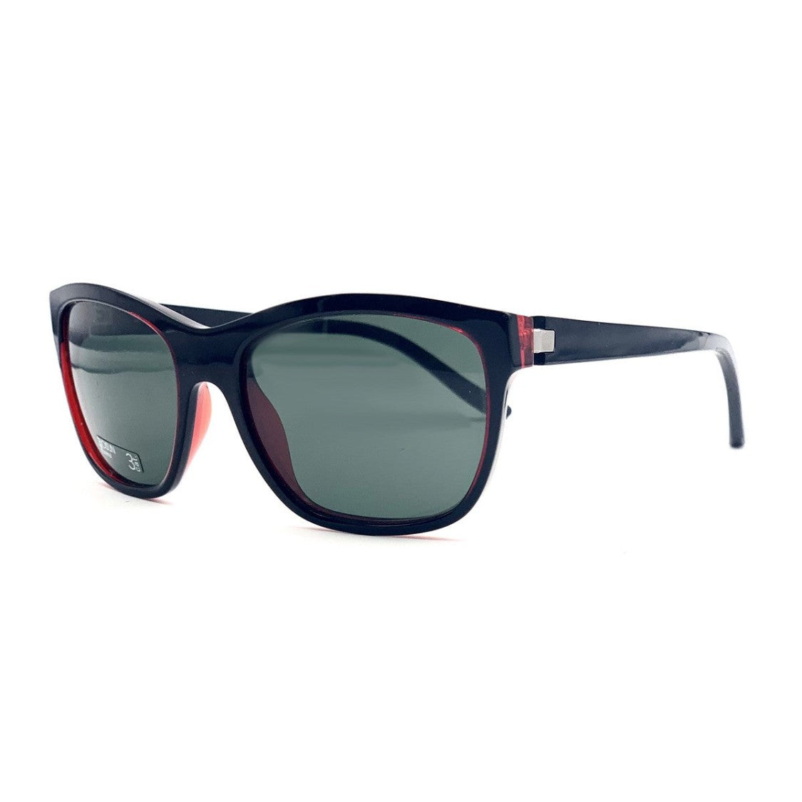 Starck Black Pl1040 Celluloid Rectangular Sunglasses