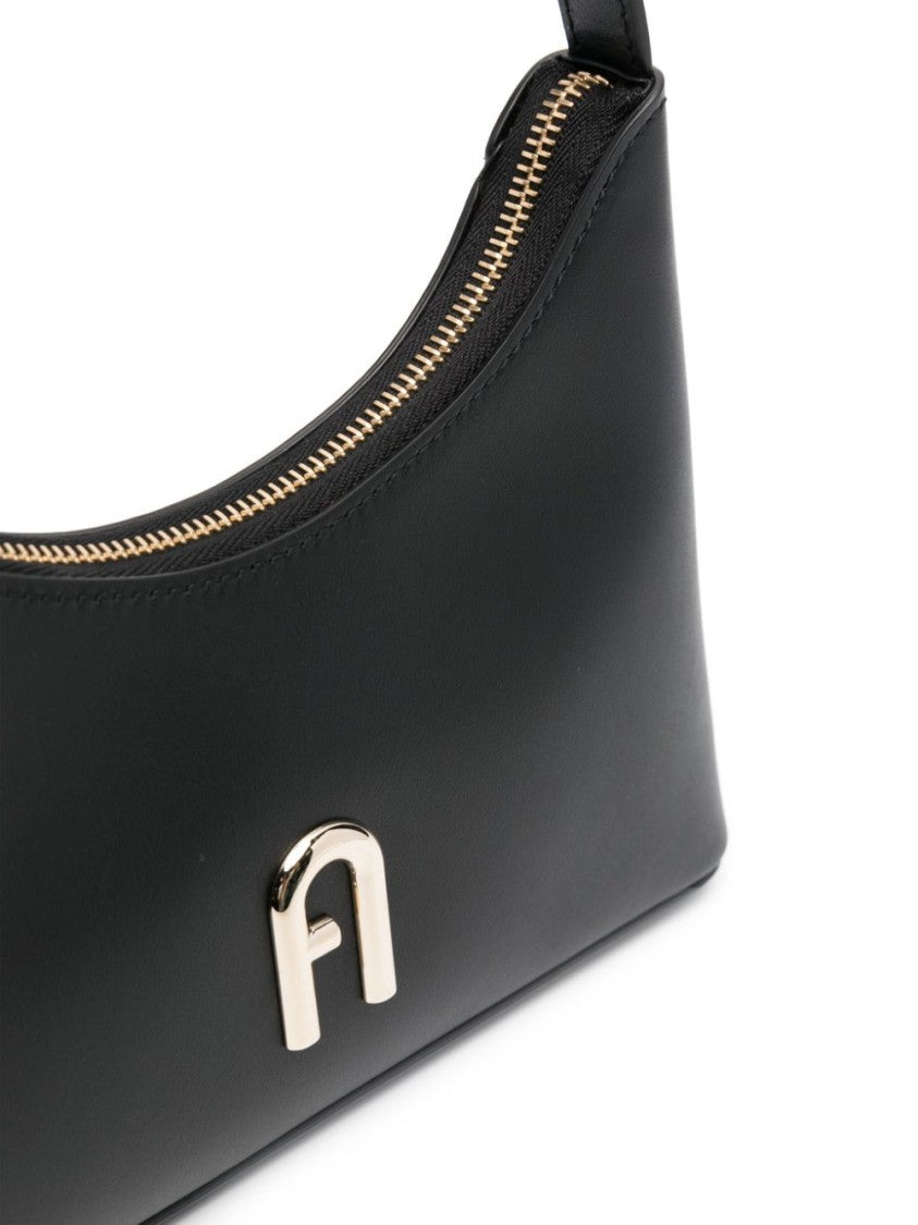 Furla Diamond Mini Leather Shoulder Bag
