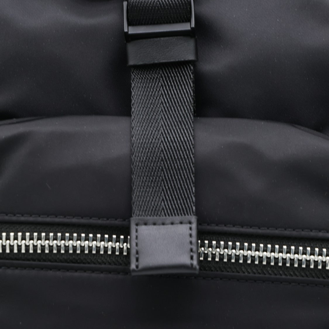 Premiata Black Embossed Flap Top Backpack