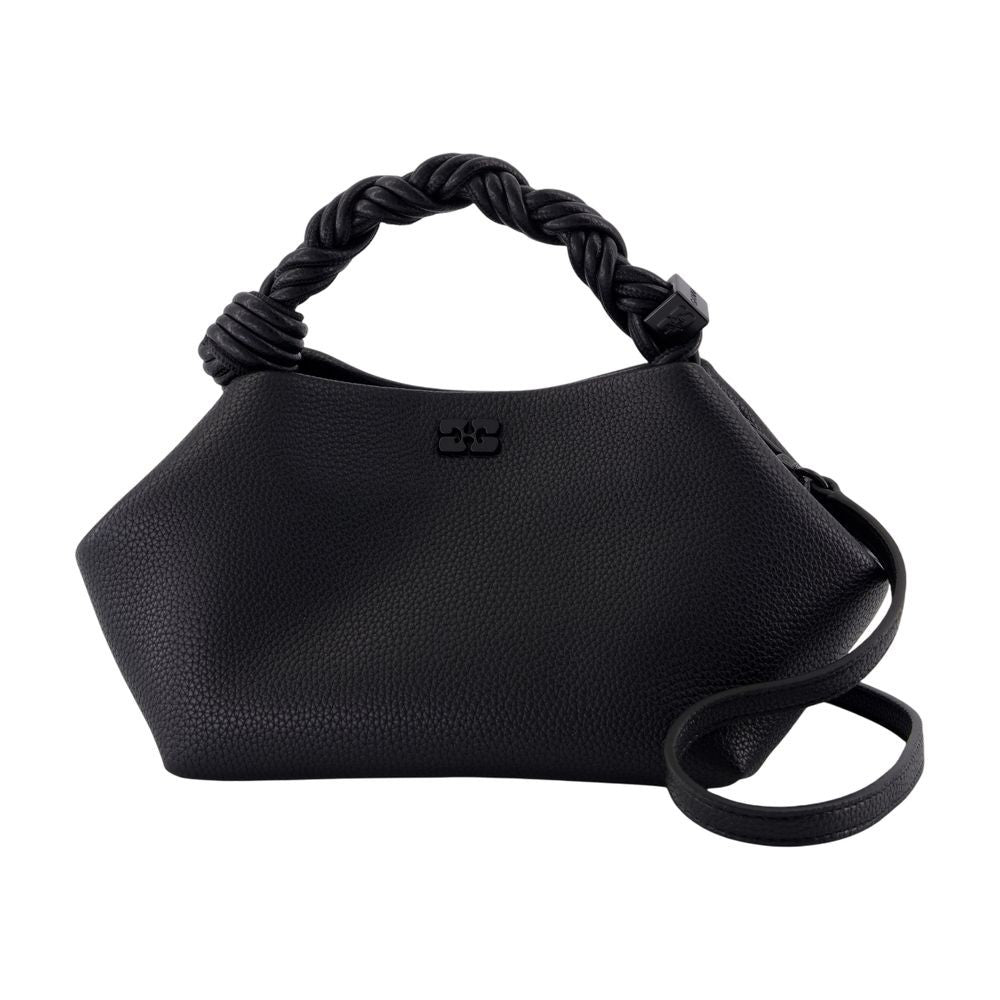 Ganni Bou Small Grained Purse - Synthetic - Black