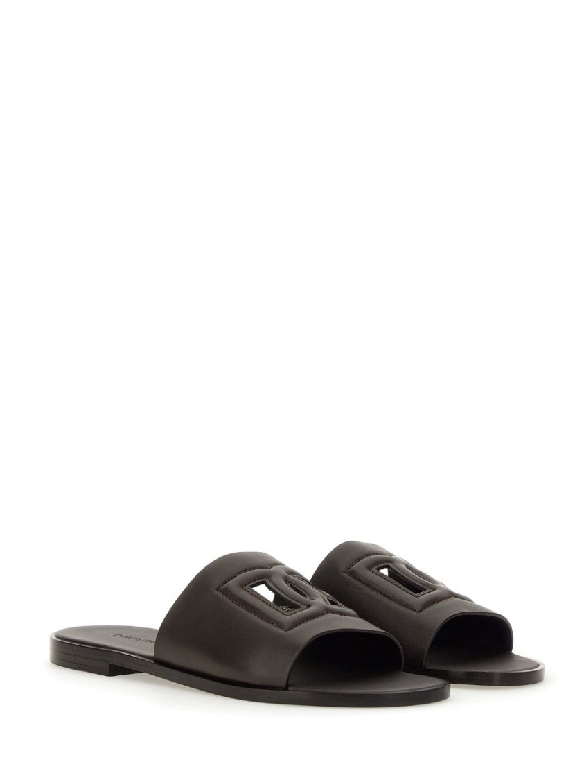 Dolce & Gabbana Sandal With Logo