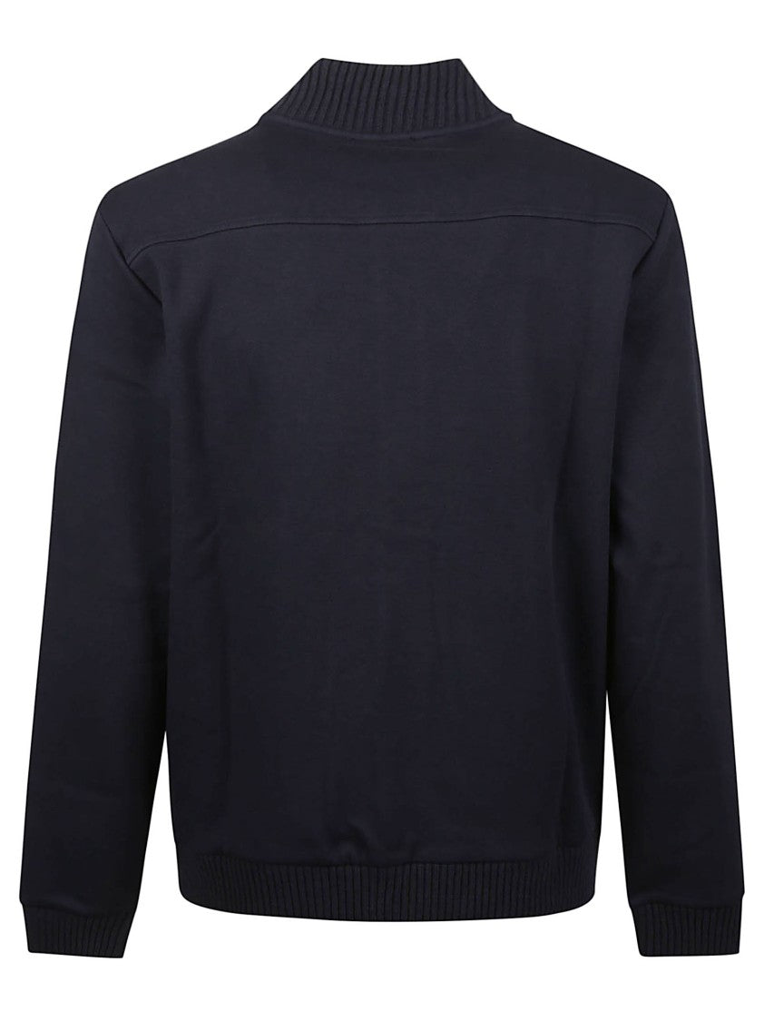 Fay Black Minimalist Cotton-Blend Jacket
