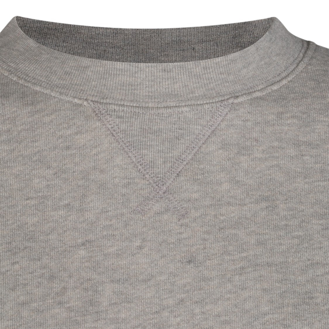 Golden Goose Heathered Knit Sweater With Contrasting Script Detail
