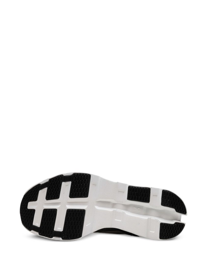 On Running Cushioned White Sneakers With Hollowed Sole Design