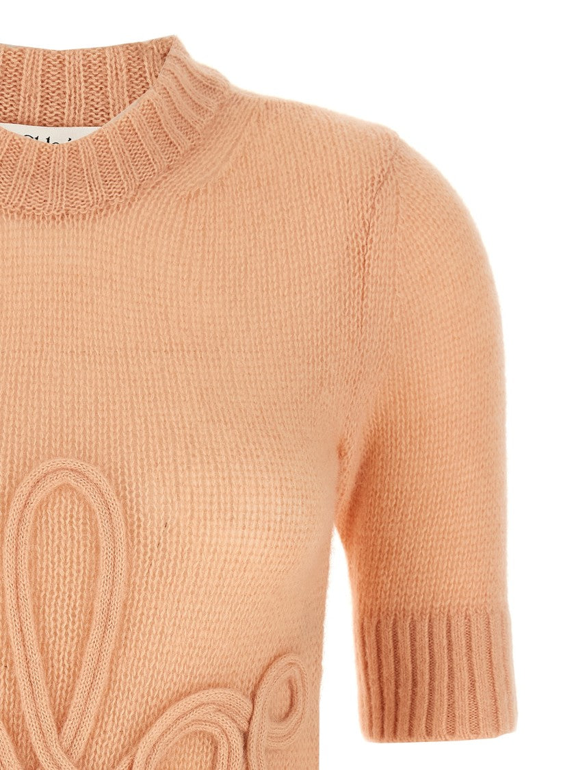 Chloé Logo Embroidery Sweater
