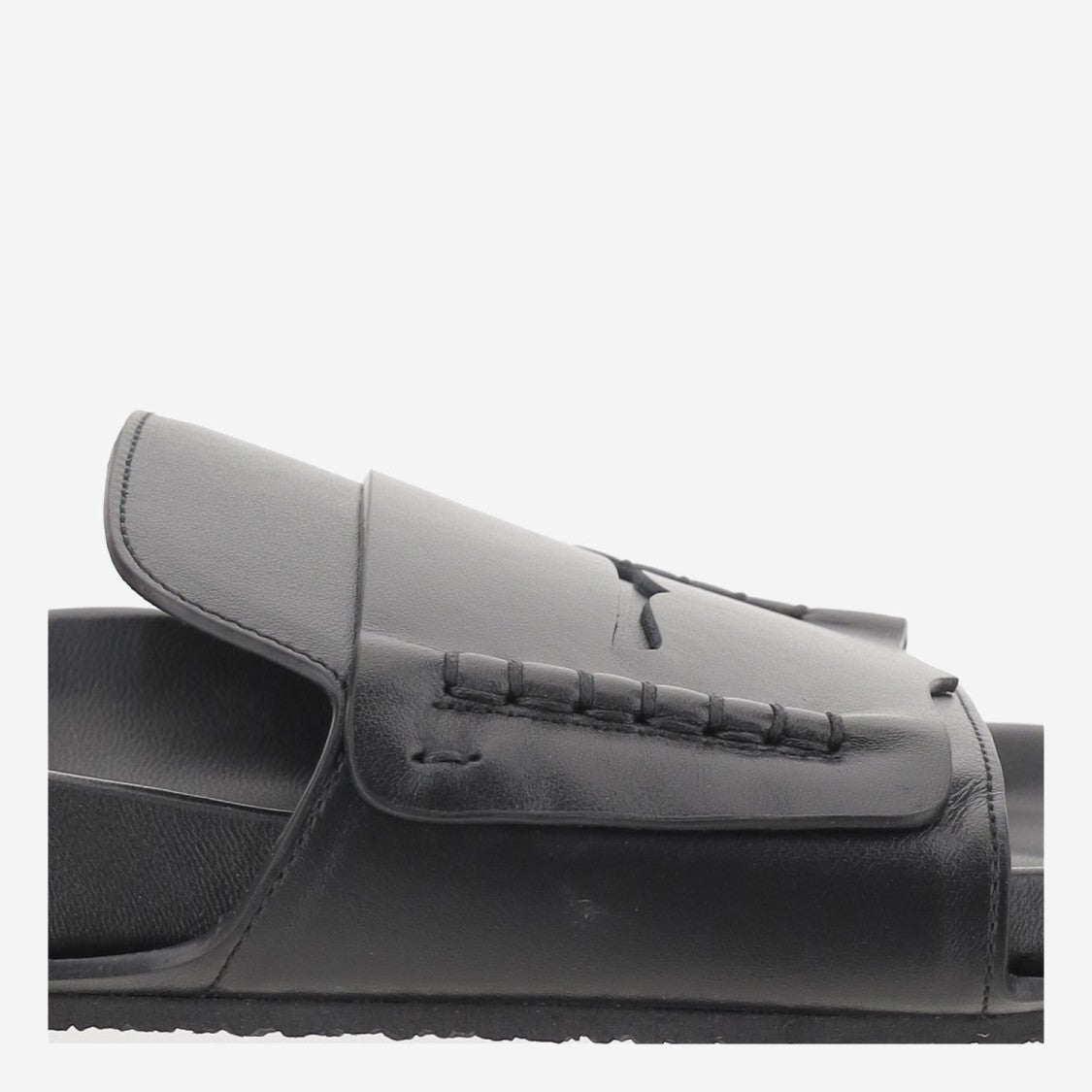 Jacquemus Leather Mocassin Sandal