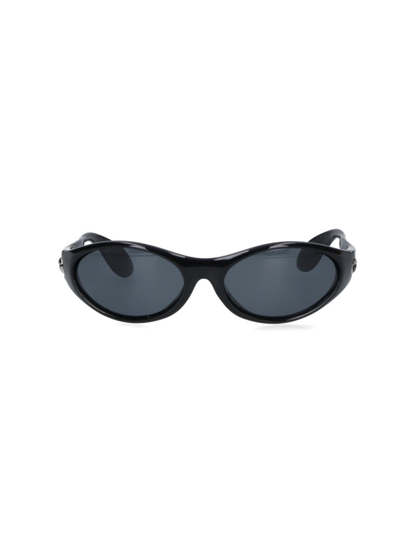 Coperni Sporty Black Acetate Sunglasses With Side Logo Detail