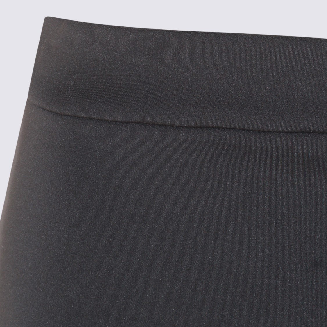 Moncler Genius X Edward Enninful High-Waisted Black Midi Skirt With V-Notch Back And Back Slit