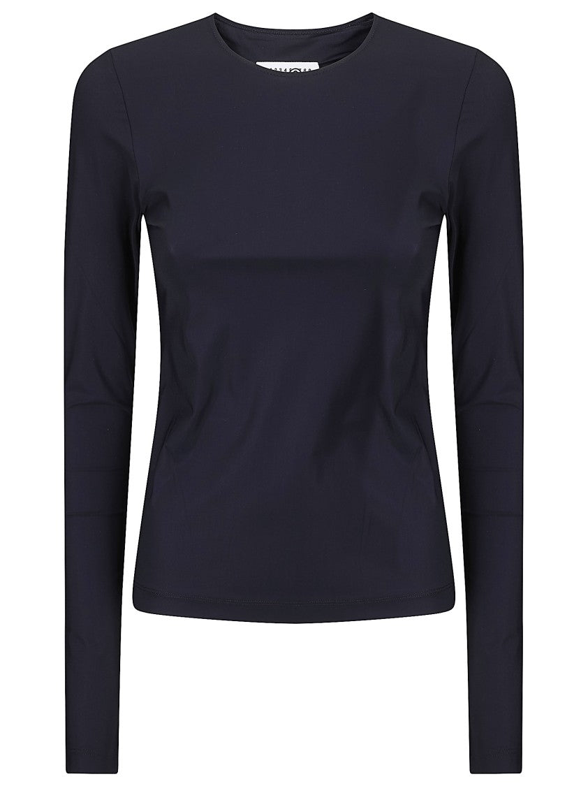Mm6 By Maison Margiela Form-Fitting Long-Sleeved Top