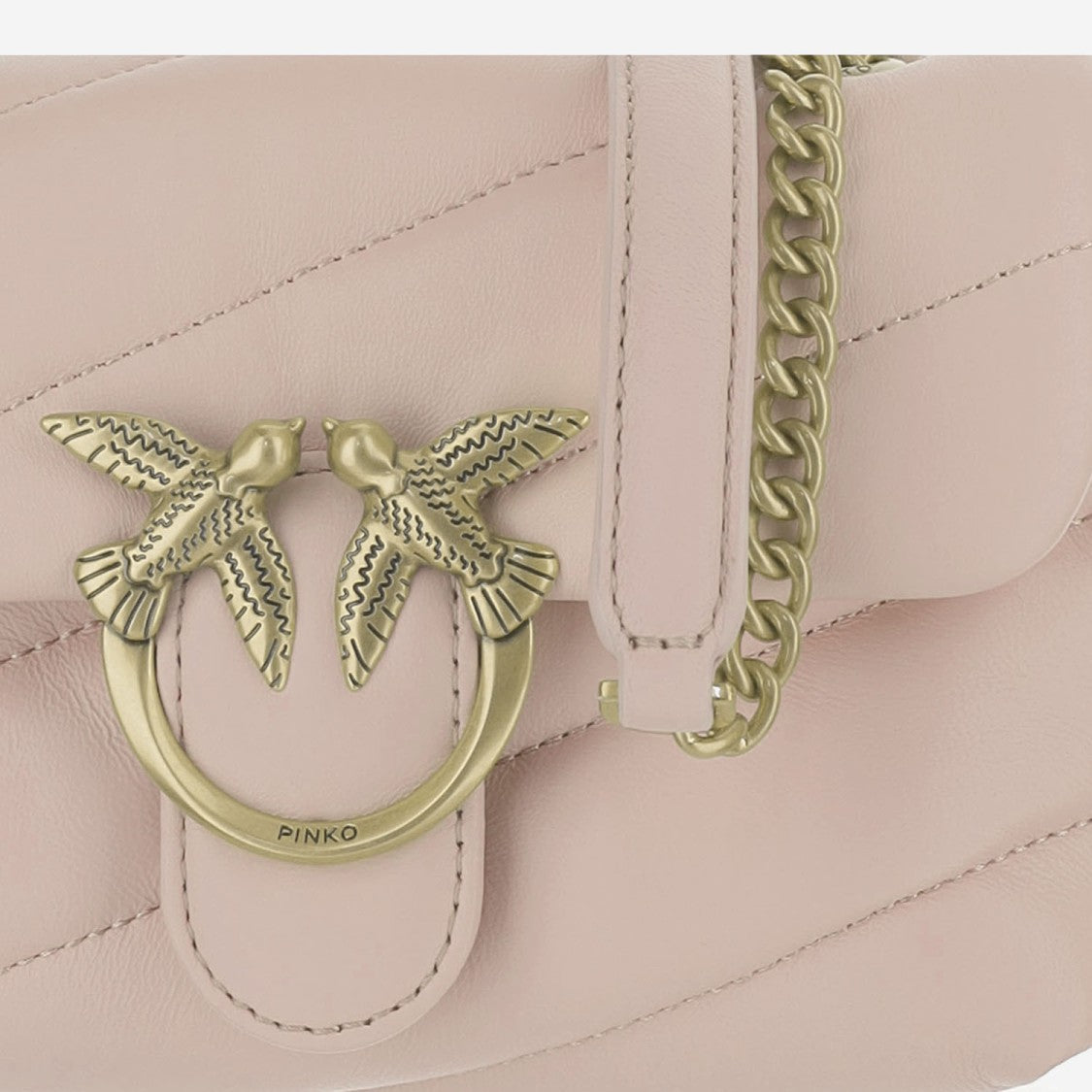 Pinko Puff Shoulder Bag With Diagonal Quilting