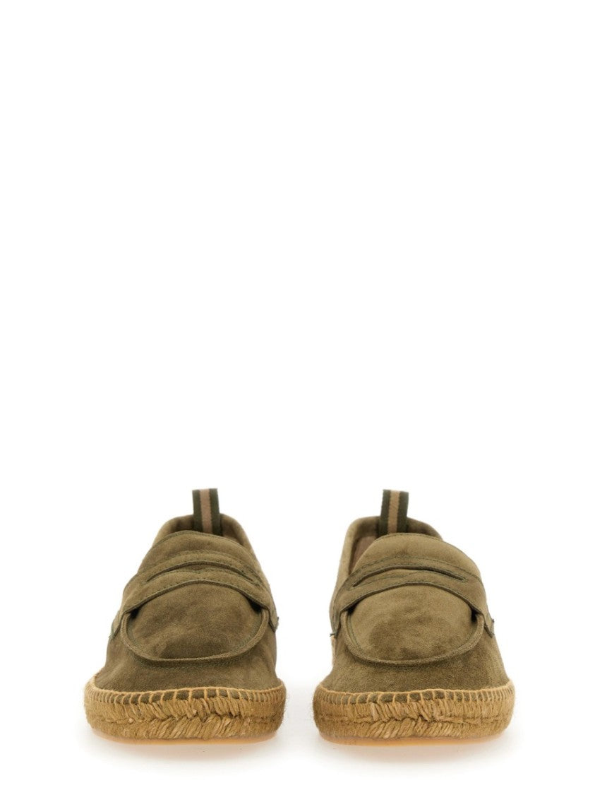 Castaner Brown Nacho Suede Jute Loafers