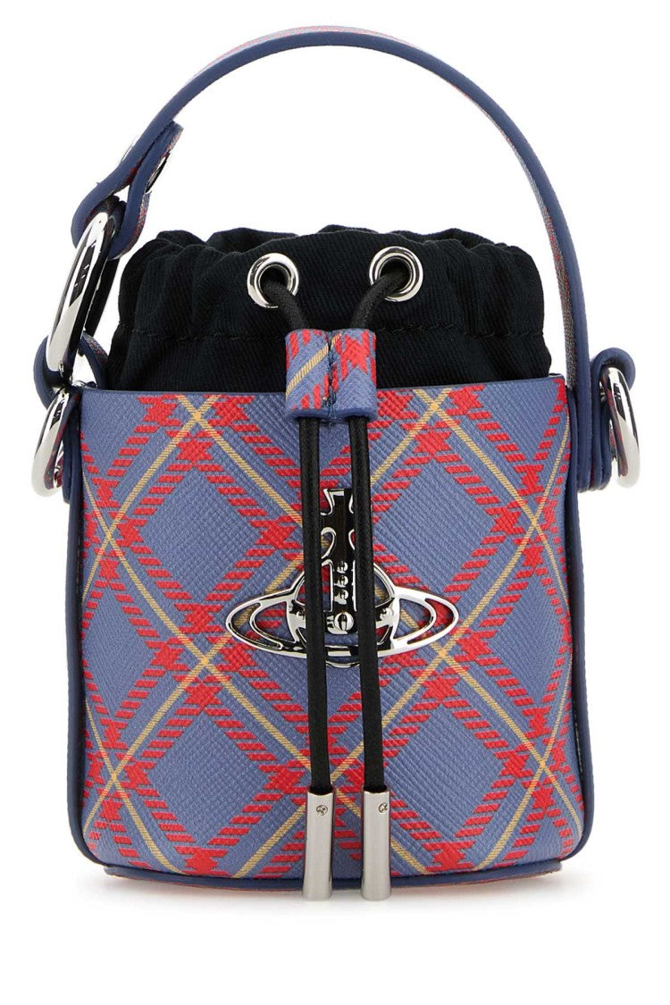 Vivienne Westwood Printed Synthetic Leather Mini Daisy Bucket Bag