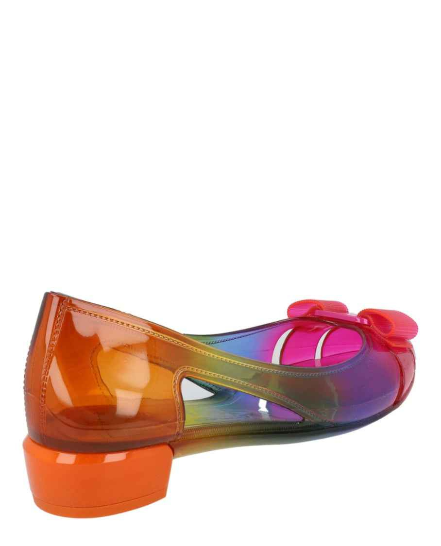 Ferragamo Be Jelly Ballet Flats