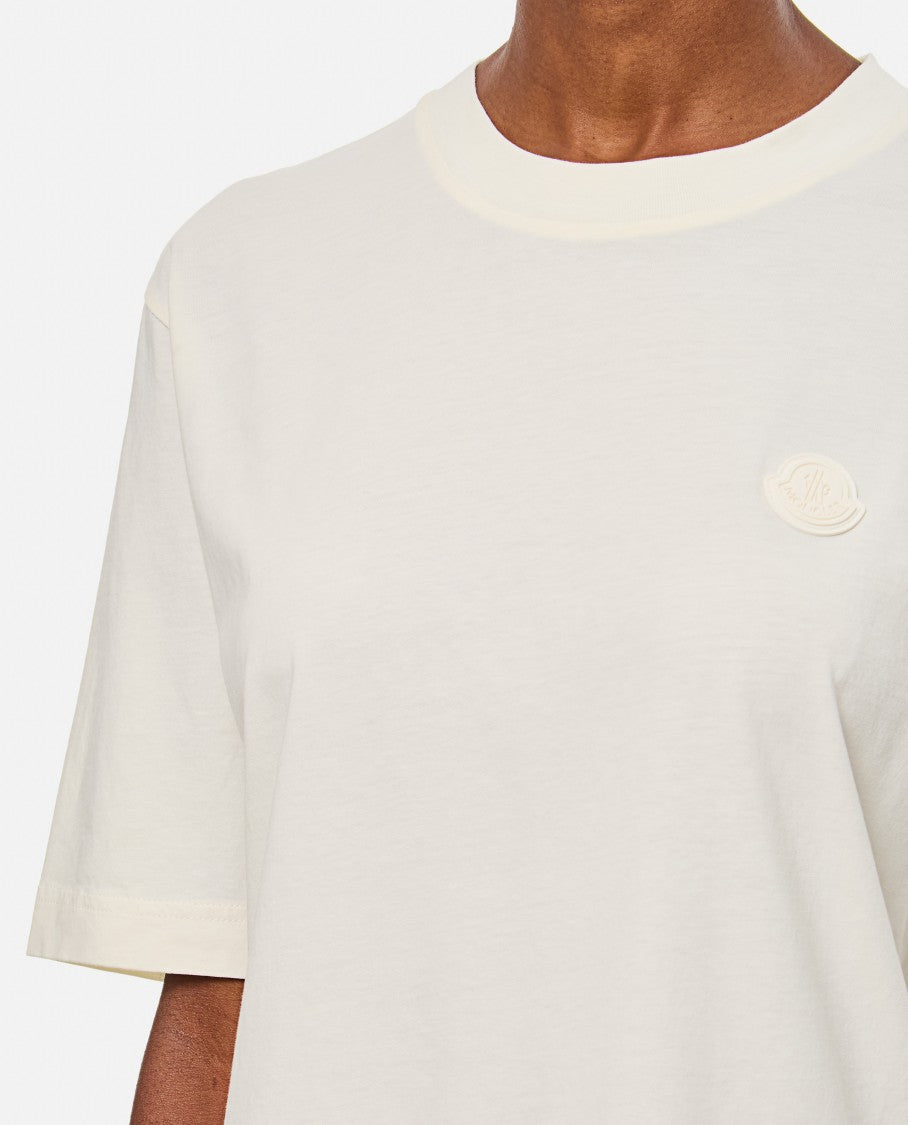 Moncler Relaxed-Fit Crew-Neck T-Shirt With Embossed Logo