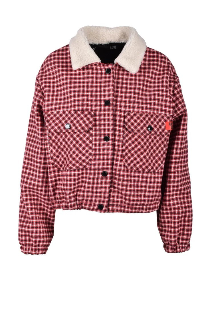 Love Moschino Snap Button Jacket - Multicolor