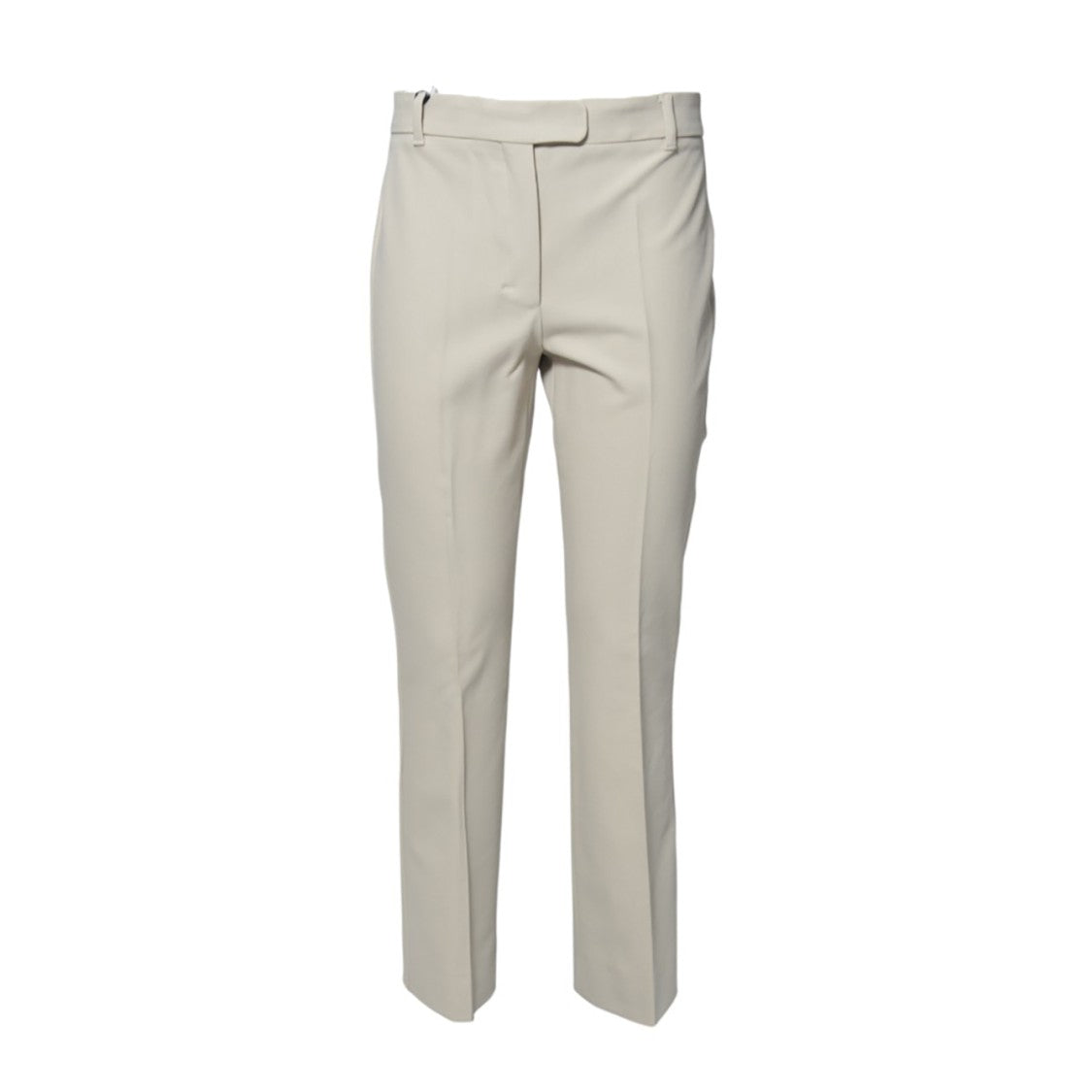 Max Mara Pearl Gray Cotton And Viscose Fairy Pants