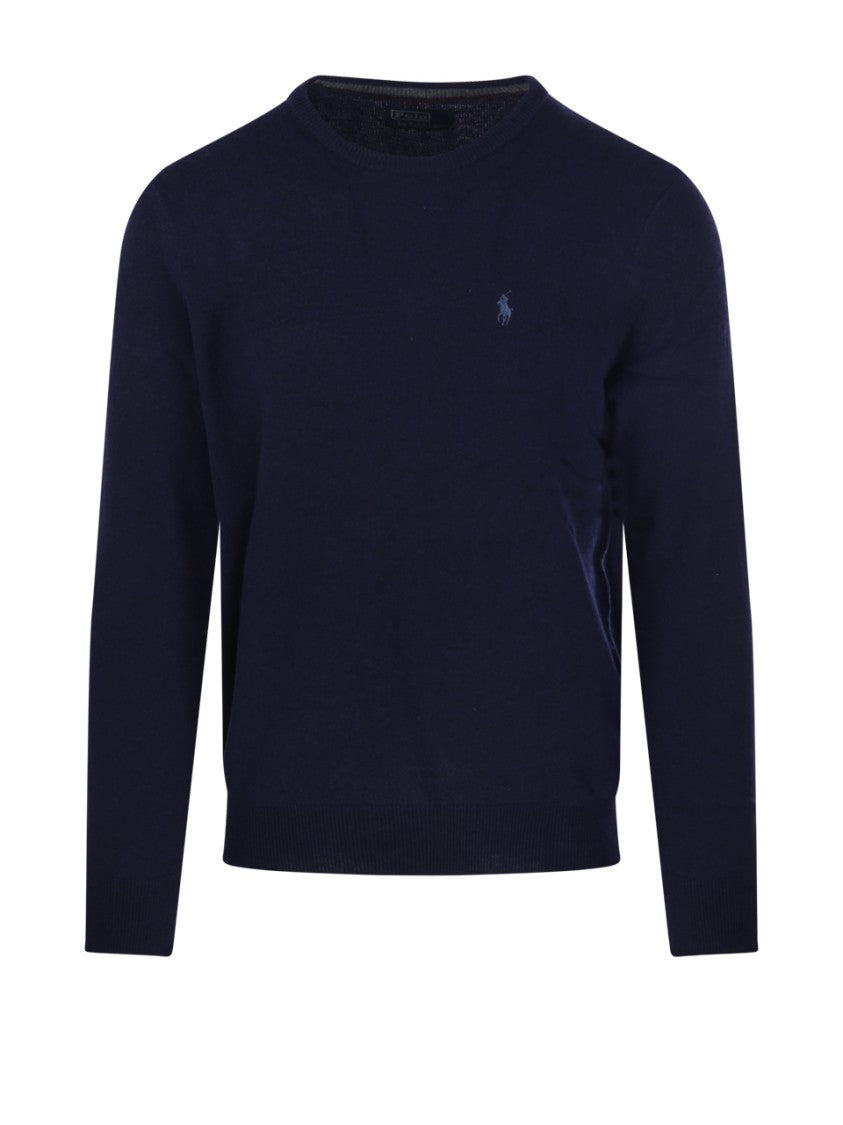 Polo Ralph Lauren Fitted Round Neck Wool Sweater